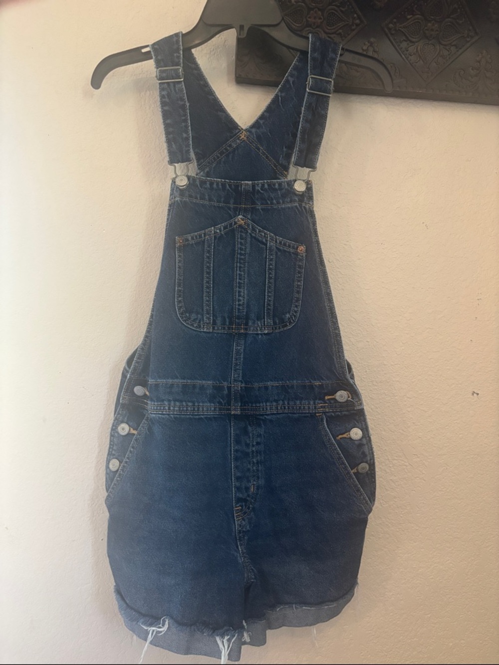 Old Navy Dark Blue Denim Overalls